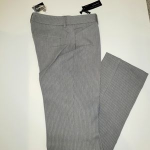 NWT Low Rise Grey Stripes Barely Boot Pants